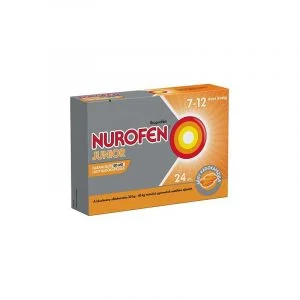 Nurofen Junior narancsízű 100 mg lágy rágókapszula 24x