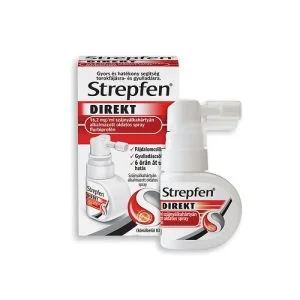 Strepfen Direkt 16,2 mg/ml szájnyálkahártyán alkalmazott oldatos spray 15ml
