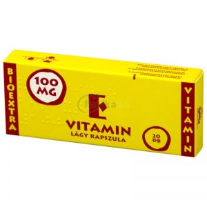 Vitamin E Bioextra 100 mg lágy kapszula  20x