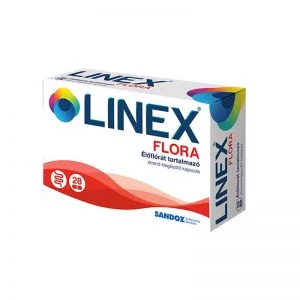 Linex Flora élőflórát tartalmazó étrend-kiegészítő kapszula 28x