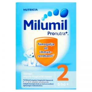 Milumil 2 Pronutra anyatej-kiegészítő tápszer 6 hónapos kortól 600g