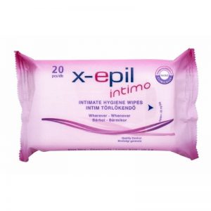 X-Epil Intimo intim törlőkendő 20x