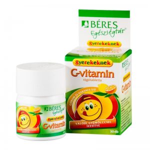 Béres C-vitamin rágótabletta gyermekeknek narancs-citrom 30x
