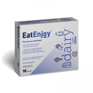 EatEnjoy Dairy emésztőenzimek étrend-kiegészítő kapszula 10x