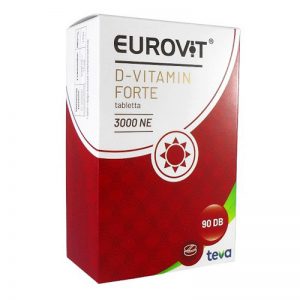 Eurovit D-vitamin 3000NE Forte tabletta 90x