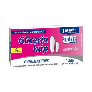 JutaVit Glicerin végbélkúp gyermekeknek 12x