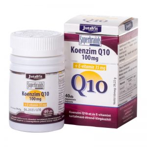JutaVit Koenzim Q10 100 mg lágykapszula E-vitaminnal