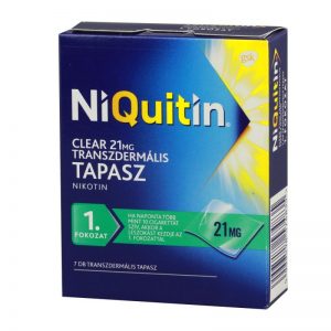 NiQuitin Clear 21 mg transzdermális tapasz 7x