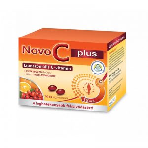 Novo C Plus Liposzómás C-vitamin lágy kapszula csipkebogyóval 90x