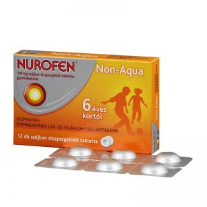 Nurofen Non-Aqua 100mg szájban diszpergálódó tabletta gyermekeknek 12x