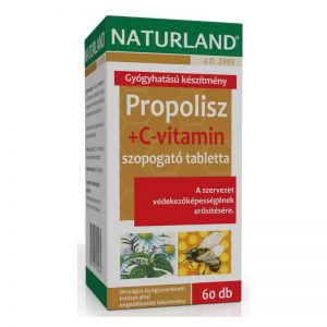 Naturland Propolisz + C-vitamin tabletta – 60x