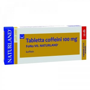 Tabletta coffeini 100 mg FoNo VII. Naturland 20x