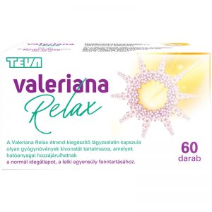 Valeriana Relax Gyógynövénykivonat lágyzselatin kapszula 60x
