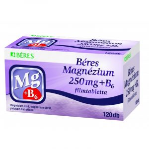 Béres Magnézium 250 mg+B6 filmtabletta 120x
