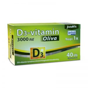 JutaVit Olíva D3-vitamin 3000NE lágyzselatin kapszula 40x