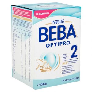 Nestle Beba Optipro 2 tejalapú anyatej-kiegészítő tápszer 6 hónapos kortól 2x500g Megapack