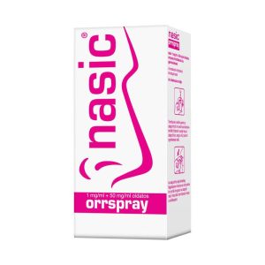 Nasic 1 mg/ml + 50 mg/ml oldatos orrspray felnőtteknek és gyerekeknek 10ml