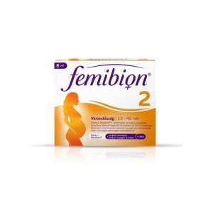 Femibion 2 Várandósság étrend-kiegészítő 8 heti adag, 56x kapszula + 56x tabletta