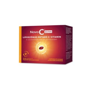 Novo C Plus Forte Liposzómás.C-vitamin csipkebogyóval lágy kapszula 60x