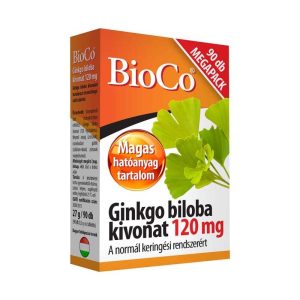 BioCo Ginkgo Biloba kivonat 120 mg tabletta 90x