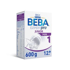 Beba ExpertPro HA Junior 1 tejalapú anyatej-kiegészítő tápszer 12. hónapos kortól  (600g) 2x300g