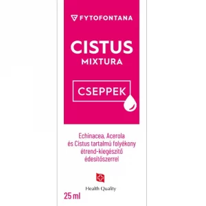 Fytofontana Cistus Mixtura Echinacea, Acerola, Cistus Incanus cseppek 25ml