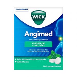 Wick Angimed mentolos szopogató tabletta 24x
