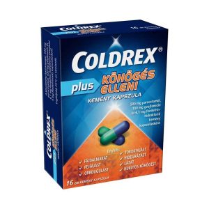 Coldrex Plus köhögés elleni kemény kapszula 16x