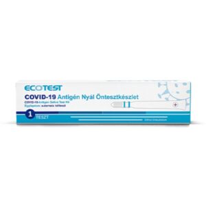Ecotest Covid-19 Ag nyálas egylépéses automata otthoni tollteszt 1x