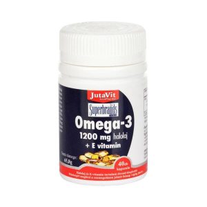 JutaVit Omega-3 1200 mg halolaj + E-vitamin kapszula 40x