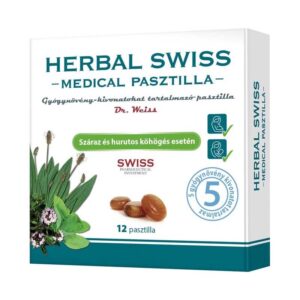 Herbal Swiss Medical pasztilla 12x
