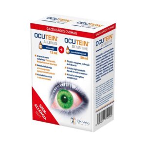Ocutein Allergo szemcsepp + Ocutein Sensitive szemöblítő folyadék 15ml+50ml