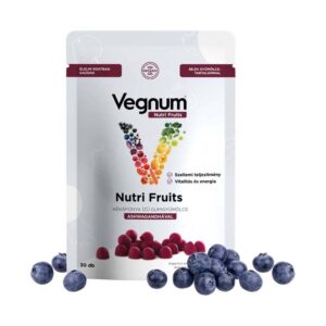 Vegnum Nutri Fruits kékáfonya ízű gumigyümölcs ashwagandhával 30x