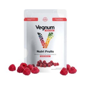 Vegnum Nutri Fruits pirosgyümölcs ízű gumigyümölcs élőflórával 30x